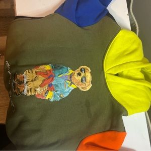 Multi color Polo hoodie